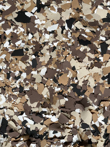 30 Lbs. of 1" Espresso Paint Chips (Big Paint Chips)