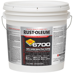 Rustoleum Super Light Grey 6700 System Extended Pot Life Epoxy Floor Coating