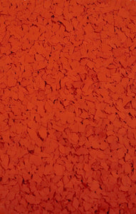 50 Lbs. of 1/4" Tomato Paint Chips (Standard Paint Chips)