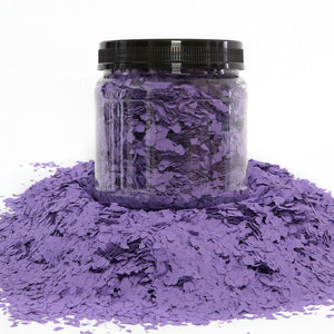 2 Lbs. of 1/4" Amethyst Paint Chips for Custom Accent