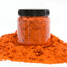 Load image into Gallery viewer, 2 Lbs. of 1/4&quot; Orange Paint Chips for Custom Accent
