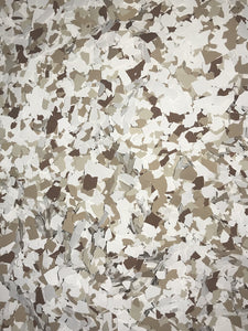 50 Lbs. of 1/16" Almond Paint Chips (Micro Paint Chips)