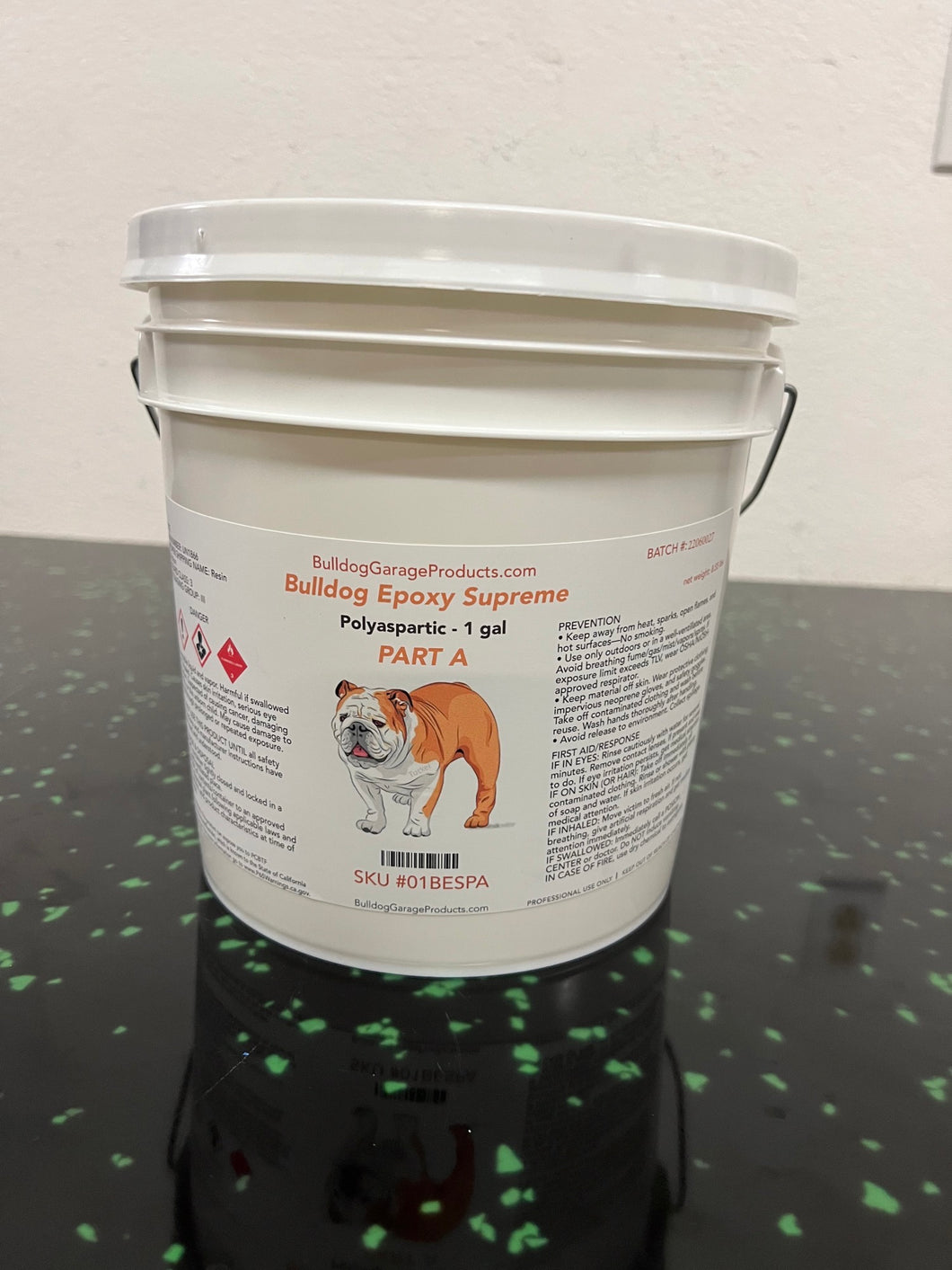 Bulldog epoxy supreme polyaspartic part A 1 gallon